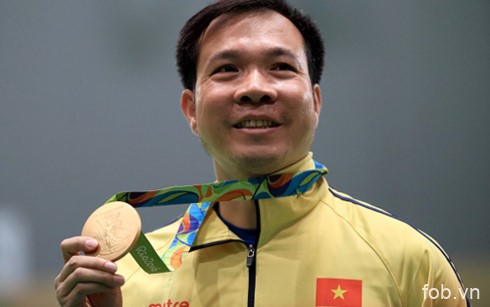 男子10米气手枪世界排名：越南射击运动员黄春荣居首