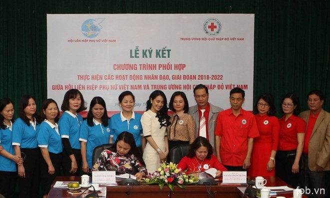 越南红十字协会与妇联联合开展人道主义援助活动
