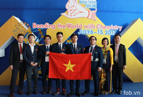 2017年国际化学奥林比克竞赛：越南队摘三金