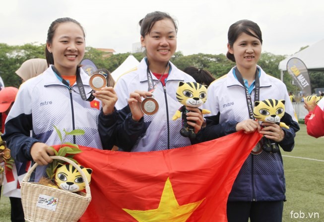 2017年东南亚运动会：越南射箭队夺得第二枚银牌