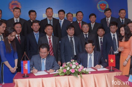 越南与柬埔寨海关加强合作