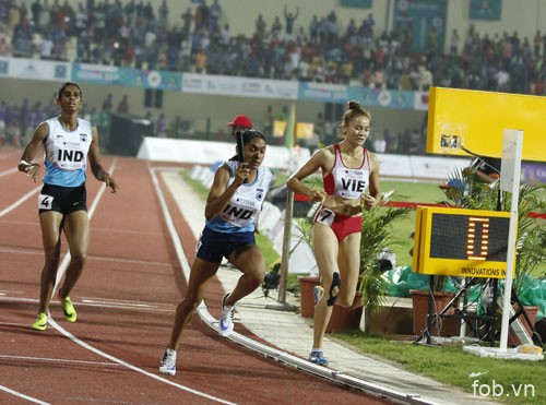 2017年亚洲田径锦标赛：越南队夺女子4x400米接力银牌