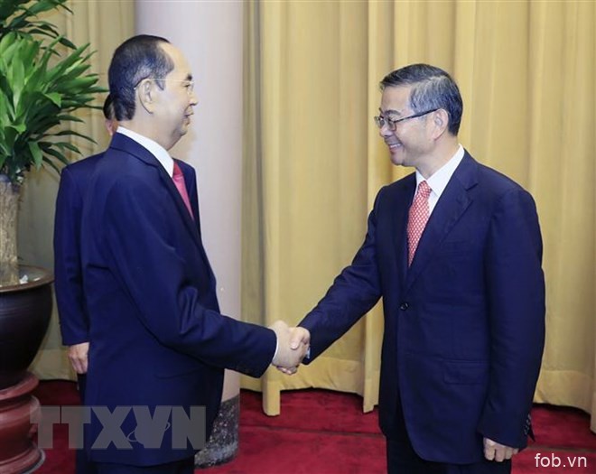 陈大光主席会见中国最高人民法院院长