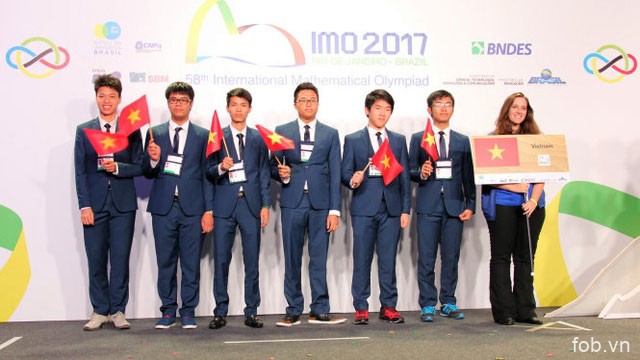 越南在2017年国际数学奥林匹克竞赛中获得史上最好成绩
